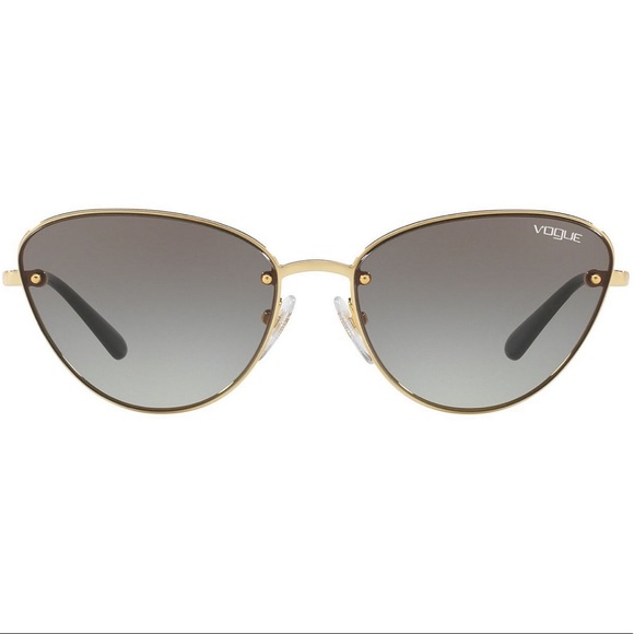 Vogue Brand New Eyewear Sunglasses in Black n Gold main image 4